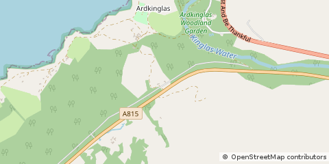 Map of Cairndow