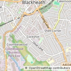 Map of Halesowen, West Midlands