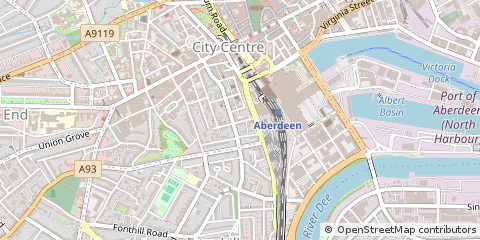 Map of Aberdeen