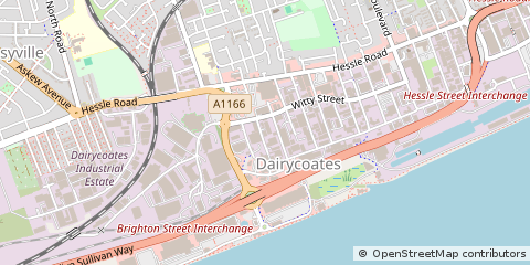 Map of Hull, East Yorkshire