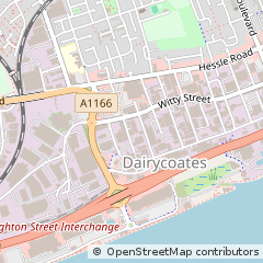 Map of Hull, East Yorkshire