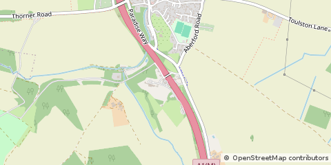 Map of Bramham, West Yorkshire