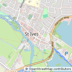 Map of ST. Ives, Cambridgeshire