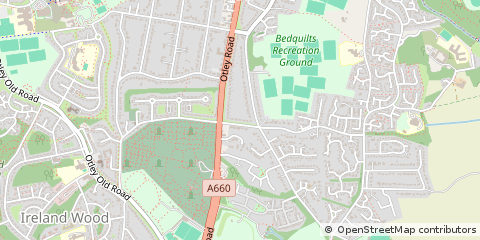 Map of Leeds