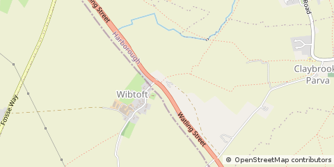 Map of Lutterworth, Leicestershire