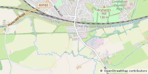 Map of Swindon