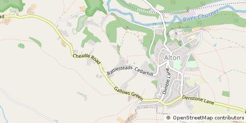 Map of Stoke-on-Trent, Staffordshire