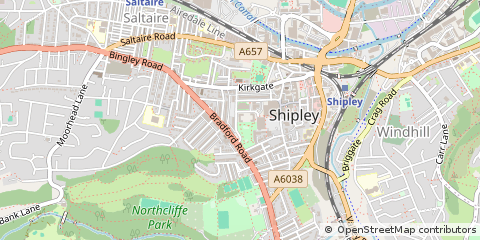 Map of Shipley