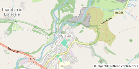 Map of Carnforth, North Yorkshire