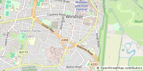 Map of Windsor