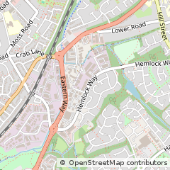 Map of Cannock, Staffordshire