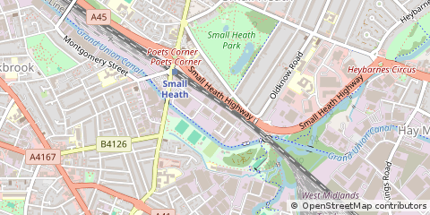 Map of Birmingham