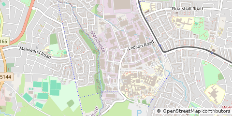 Map of Manchester
