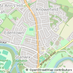 Map of Carlisle, Cumbria