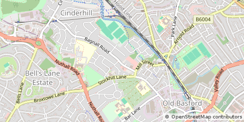 Map of Nottingham