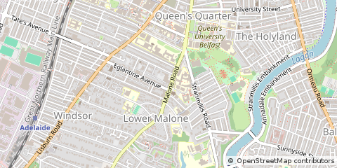 Map of Belfast