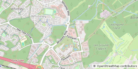 Map of Whiteley, Hampshire