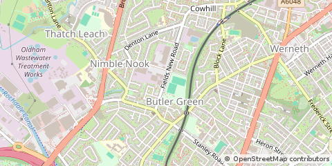 Map of Oldham
