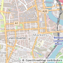Map of Belfast, Co Antrim