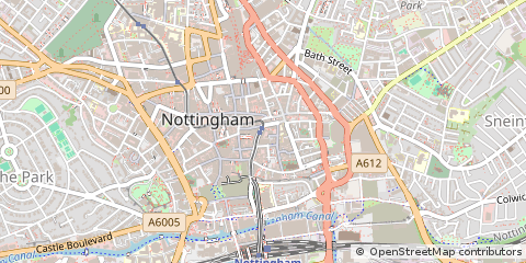 Map of Nottingham