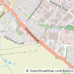 Map of Solihull