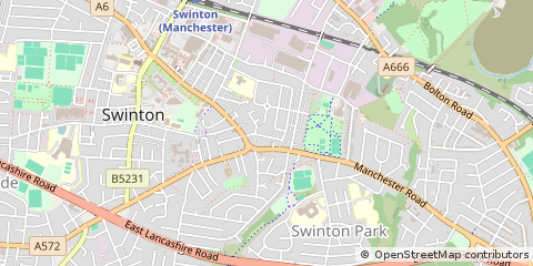 Map of Manchester