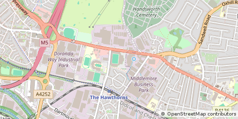 Map of West Midlands