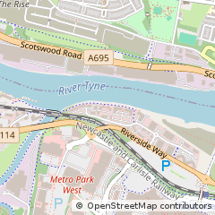 Map of Newcastle Upon Tyne