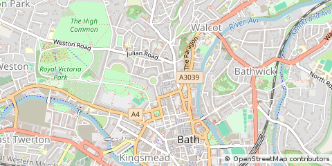 Map of Bath