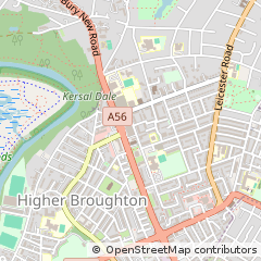 Map of Salford, Greater Manchester