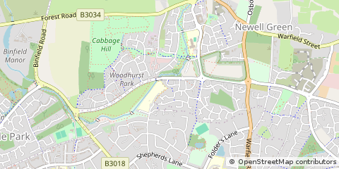 Map of Bracknell