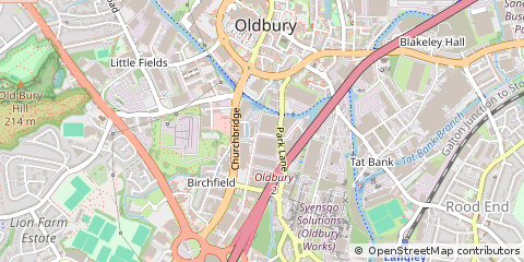 Map of West Midlands