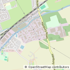 Map of Bromsgrove, Worcestershire