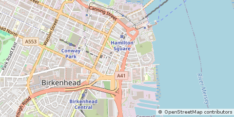 Map of Wirral