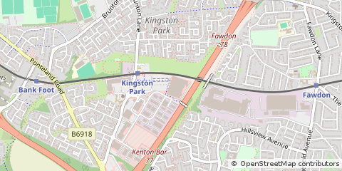 Map of Newcastle Upon Tyne
