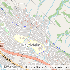 Map of Pontypridd