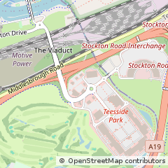 Map of Stockton-on-Tees