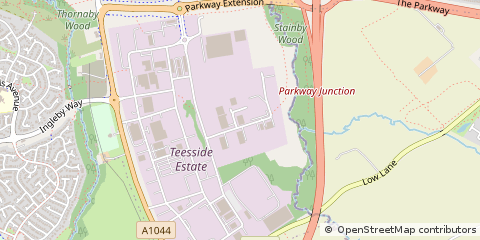 Map of Stockton on Tees