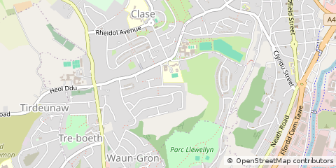 Map of Swansea