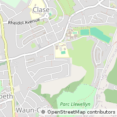 Map of Swansea