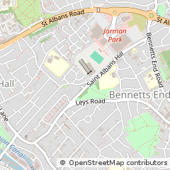 Map of Hemel Hempstead, Hertfordshire
