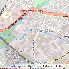 Map of Birmingham