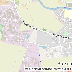 Map of Burscough, Lancashire