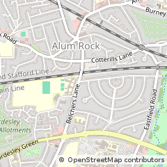 Map of Birmingham, West Midlands
