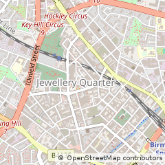 Map of Birmingham, West Midlands