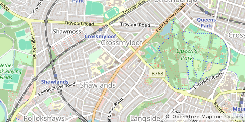 Map of Glasgow