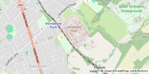 Map of Harrogate, North Yorkshire