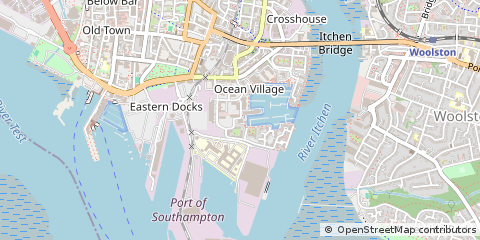 Map of Southampton
