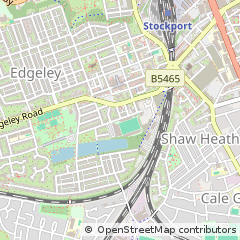 Map of Stockport, Cheshire