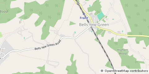 Map of Tunbridge Wells, Kent